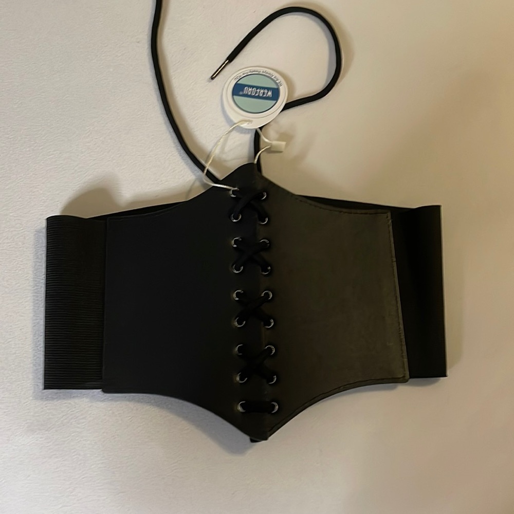 black corset